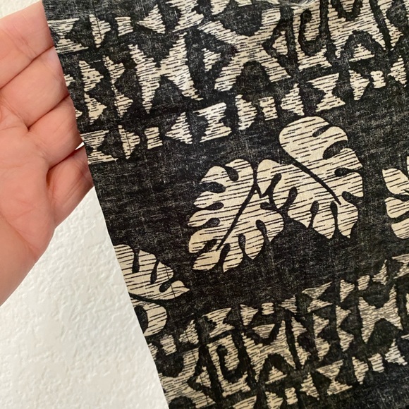 Cooke Street Honolulu Men’s Short Sleeve 100% Cotton, Button Shirt,Blk/gray, 2XL - Picture 4 of 7